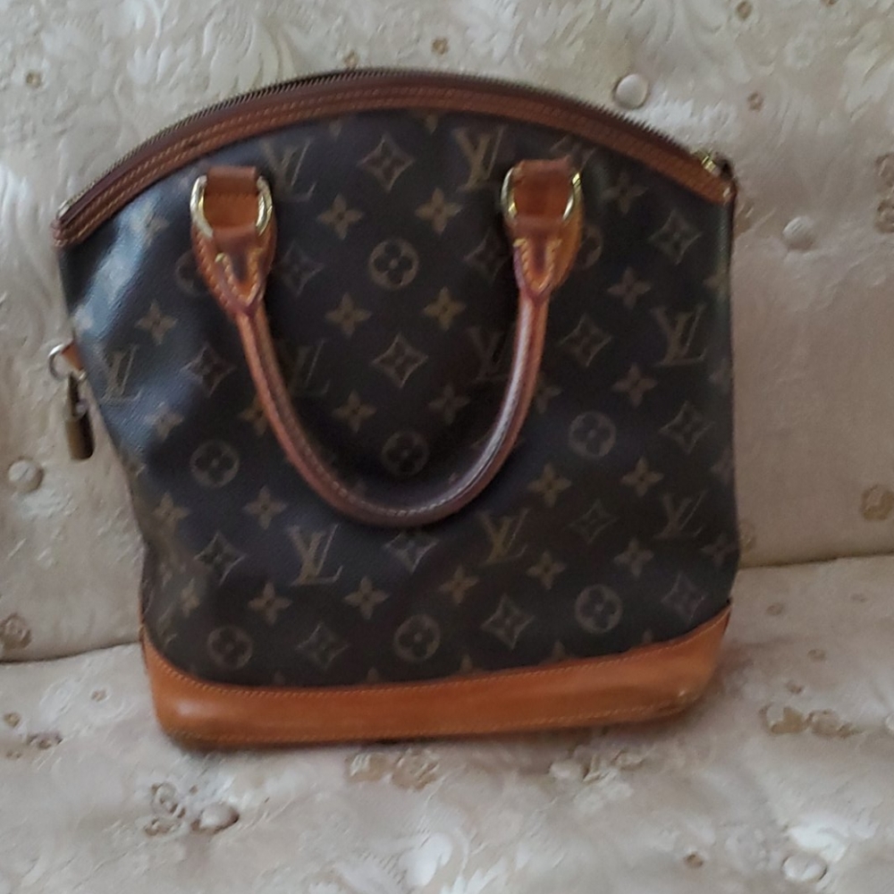 Louis Vuitton Lockit Monogram PM Brown Satchel